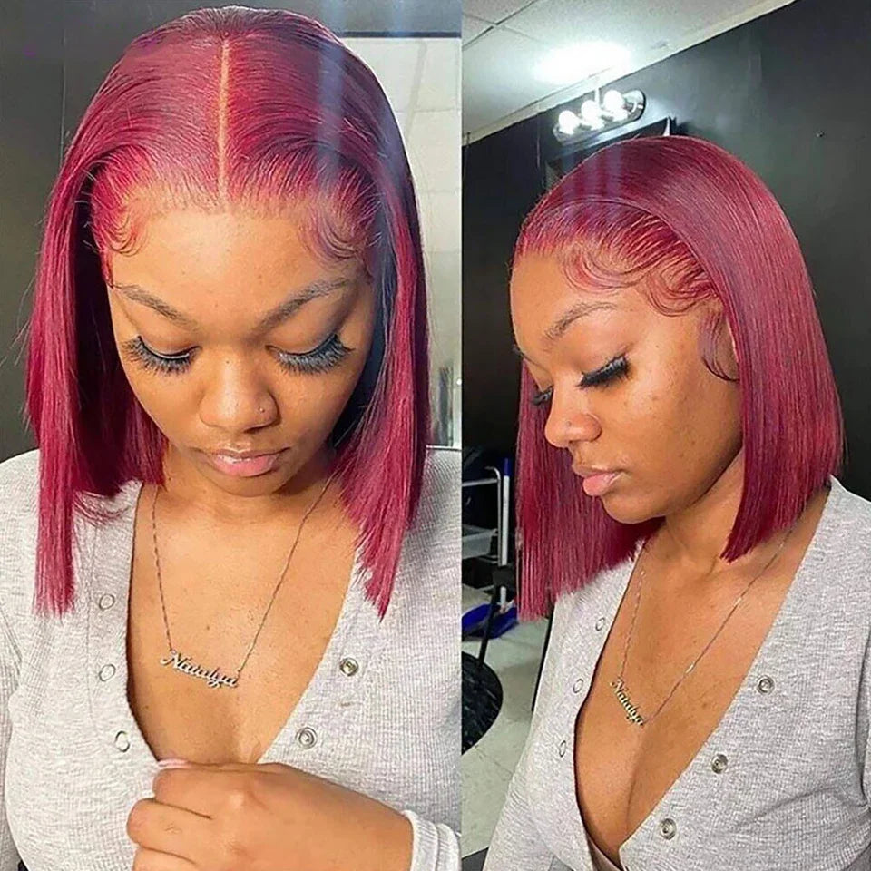 Perruque Lace Front Wig péruvienne P4/27, cheveux 100% naturels, à reflets, Blonde ombrée, lisse, avec Lace Closure, pour femmes