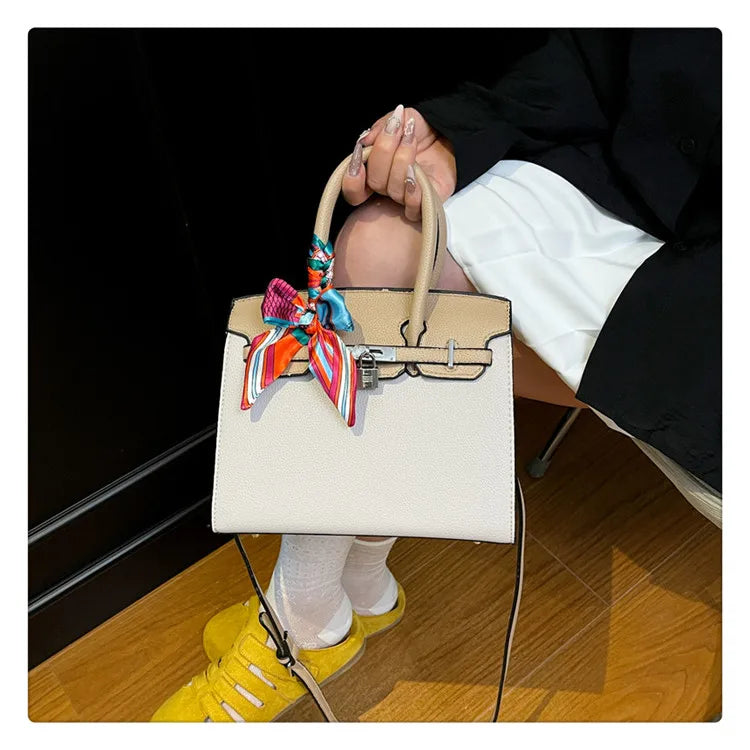 Sac à main de luxe léger et Portable pour femmes, sac à main de tempérament pratique, multifonctionnel, polyvalent, grande capacité, mode Simple - Lencensa 