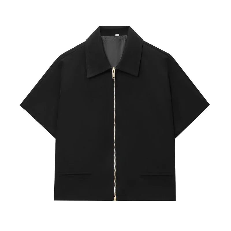 Veste Courte Premium Lencensa Femme - Blazer Été Haute Qualité Manches Courtes