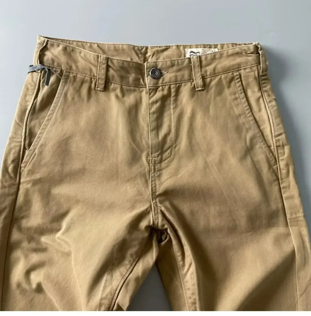 Pantalon Cargo Homme Coton - Style Américain Robuste Anti-Usure - Lencensa 