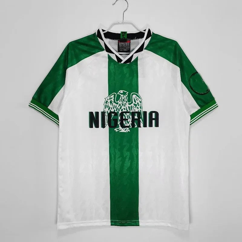 Maillot Nigeria 1996 Vintage - Rétro Classique Unisexe - Lencensa 