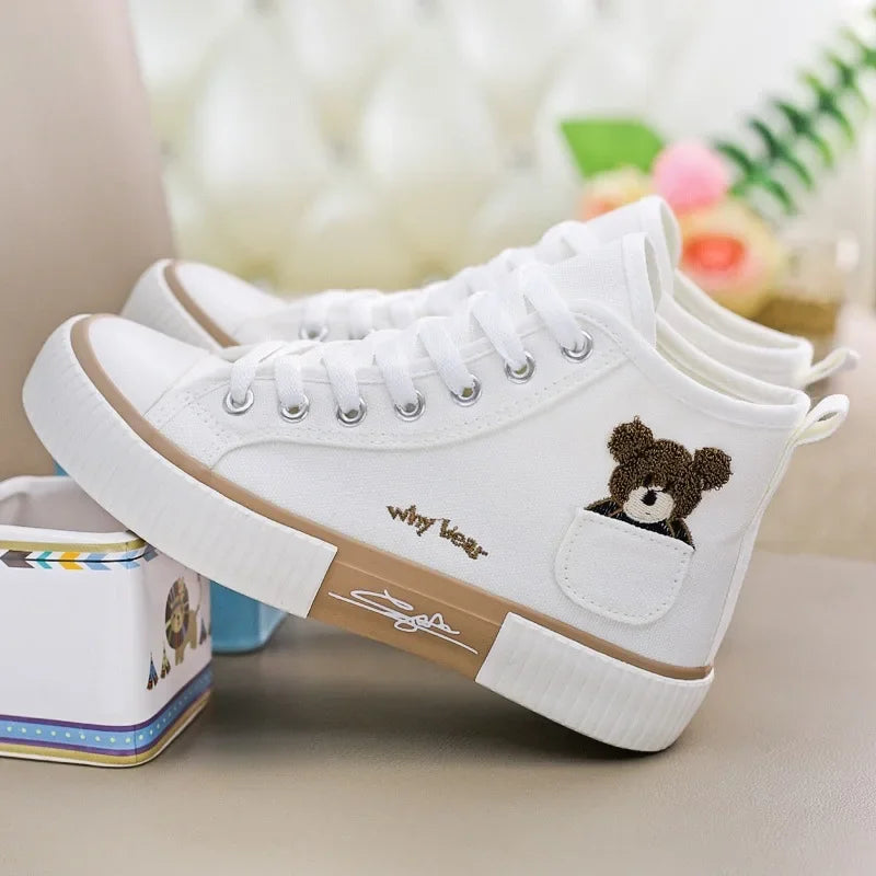 Lencensa - Baskets Toile Femme Premium | Chaussures Sport Respirantes de Qualité Supérieure