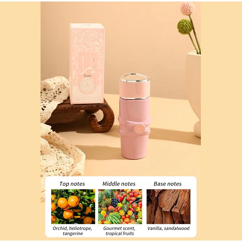 Parfum arabe De luxe, Spray Eau De Parfum unisexe, fleurs, Fruits Notes, parfum pour femmes, parfum épicé de Gourmand Oriental, brume corporelle au moyeu