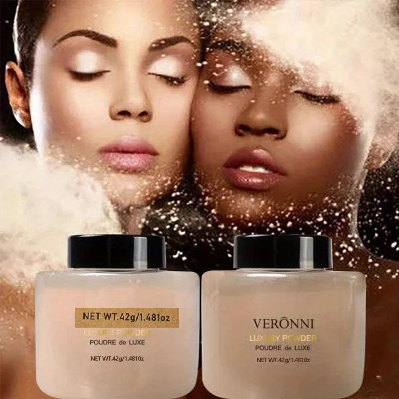 Kit de maquillage pour le visage, 3 pièces, comprend un fond de teint liquide à couverture complète de 15ml, primaire de maquillage hydratant et une poudre libre, résistant à la sueur
