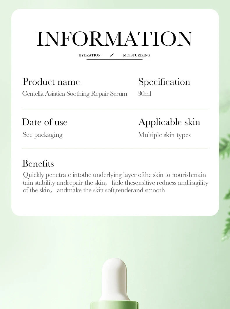 BIOAQUA Centella sérum visage soin de la peau visage Essence hydratant raffermissant réparateur visage liquide sérum soin de la peau