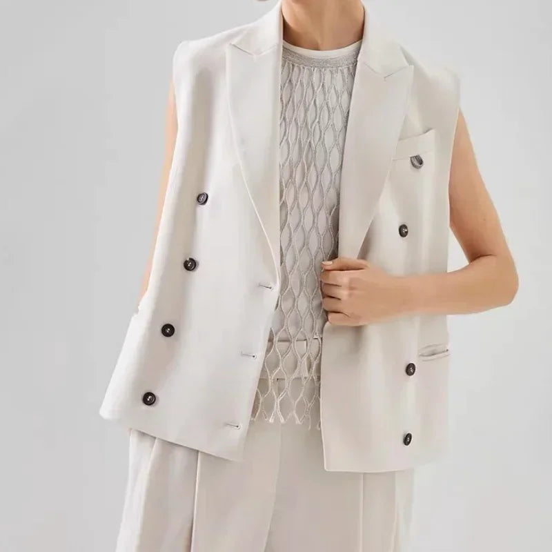 Blazer Premium Lencensa Femme - Veste Luxe Haute Qualité Collection 2024