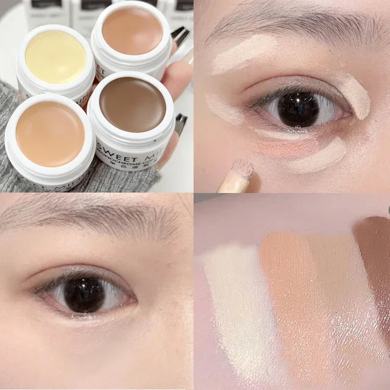 Palette de correcteurs mats, couverture de Texture crème, marques d'acné, cernes, maquillage multifonction pour le visage, éclaircissant durable, cosmétiques pour le visage