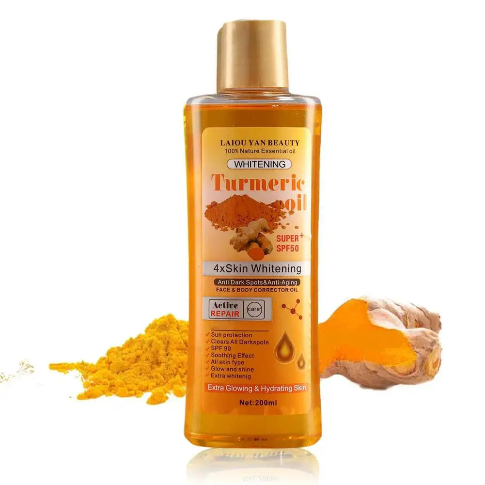 Huile Essentielle Curcuma 200ml - Massage Corps Visage | Lencensa - Lencensa 