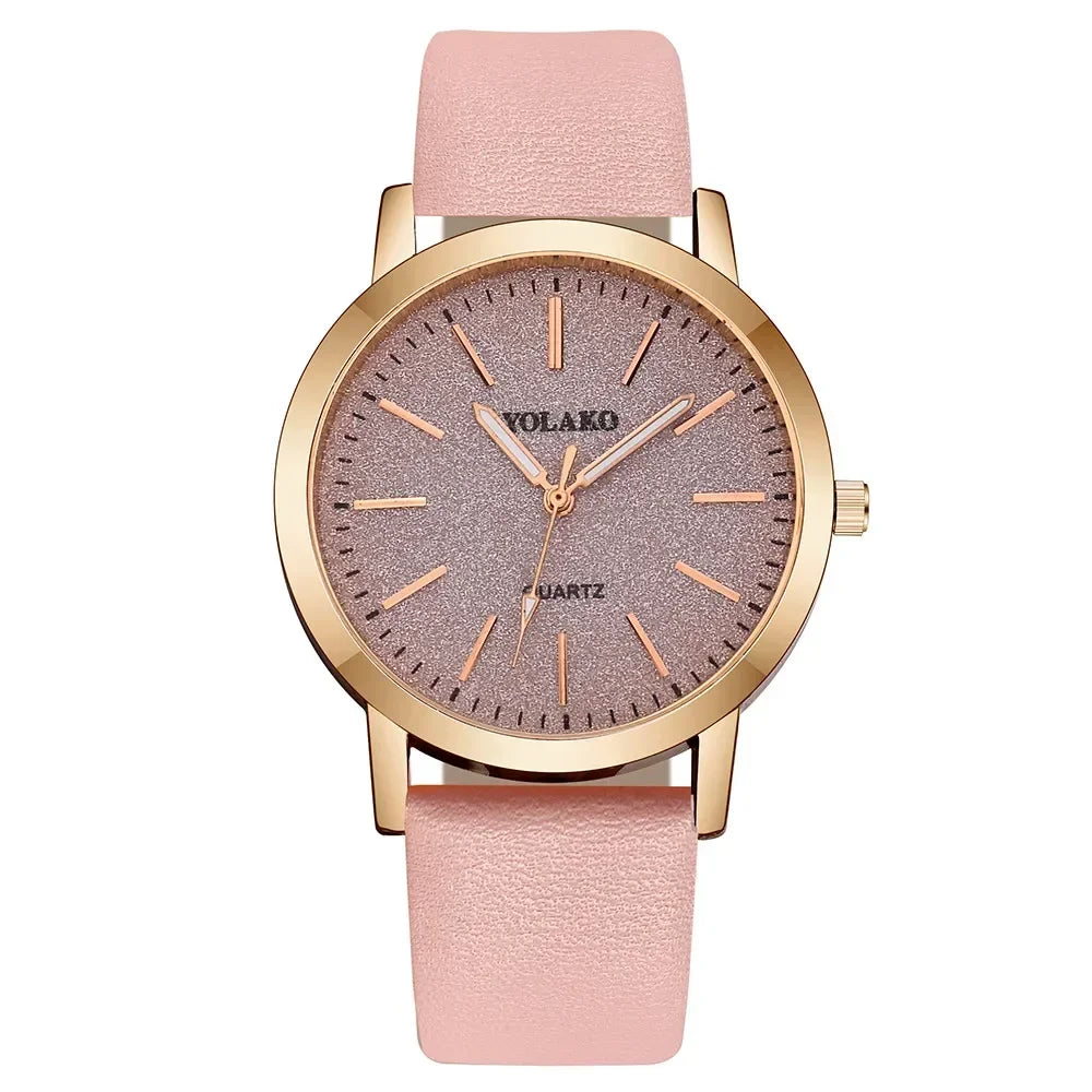 Montre-bracelet en cuir à quartz pour femme, montres pour femme, marque de luxe, mode féminine