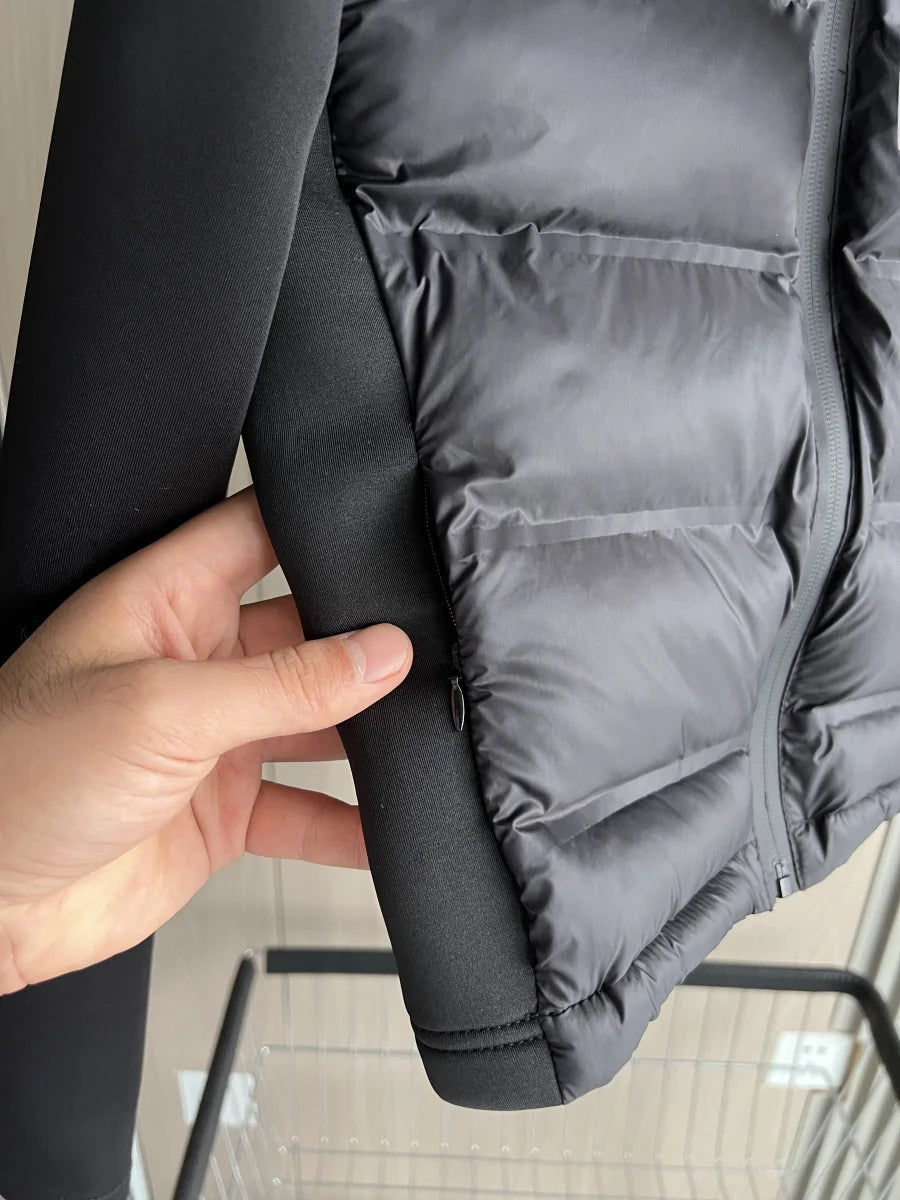 Doudoune Femme Légère - Manteau Sport Hiver avec Fermeture Éclair