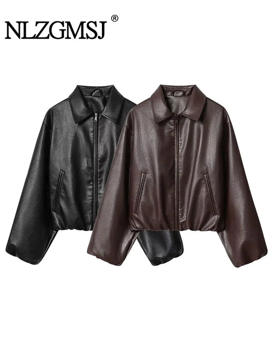 Veste Rétro Premium Lencensa Femme - Blazer Haute Qualité Revers Automne 2025