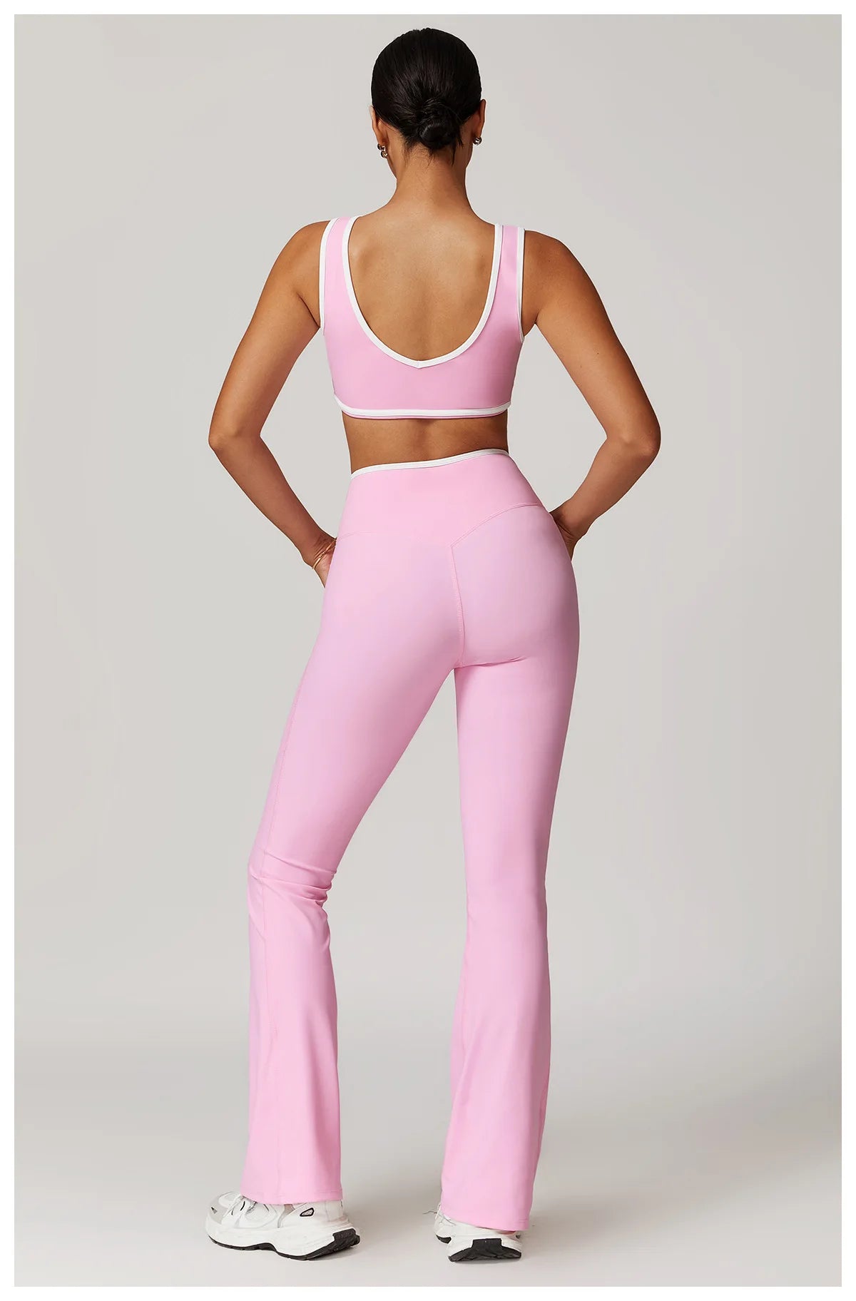 Ensemble Yoga Femme 2 Pièces - Legging Taille Haute + Brassière Sport - Lencensa 