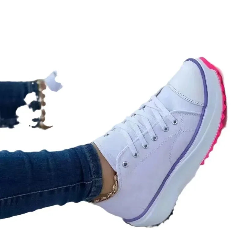 Lencensa - Chaussures Femme Premium | Baskets Toile Décontractées de Qualité Supérieure