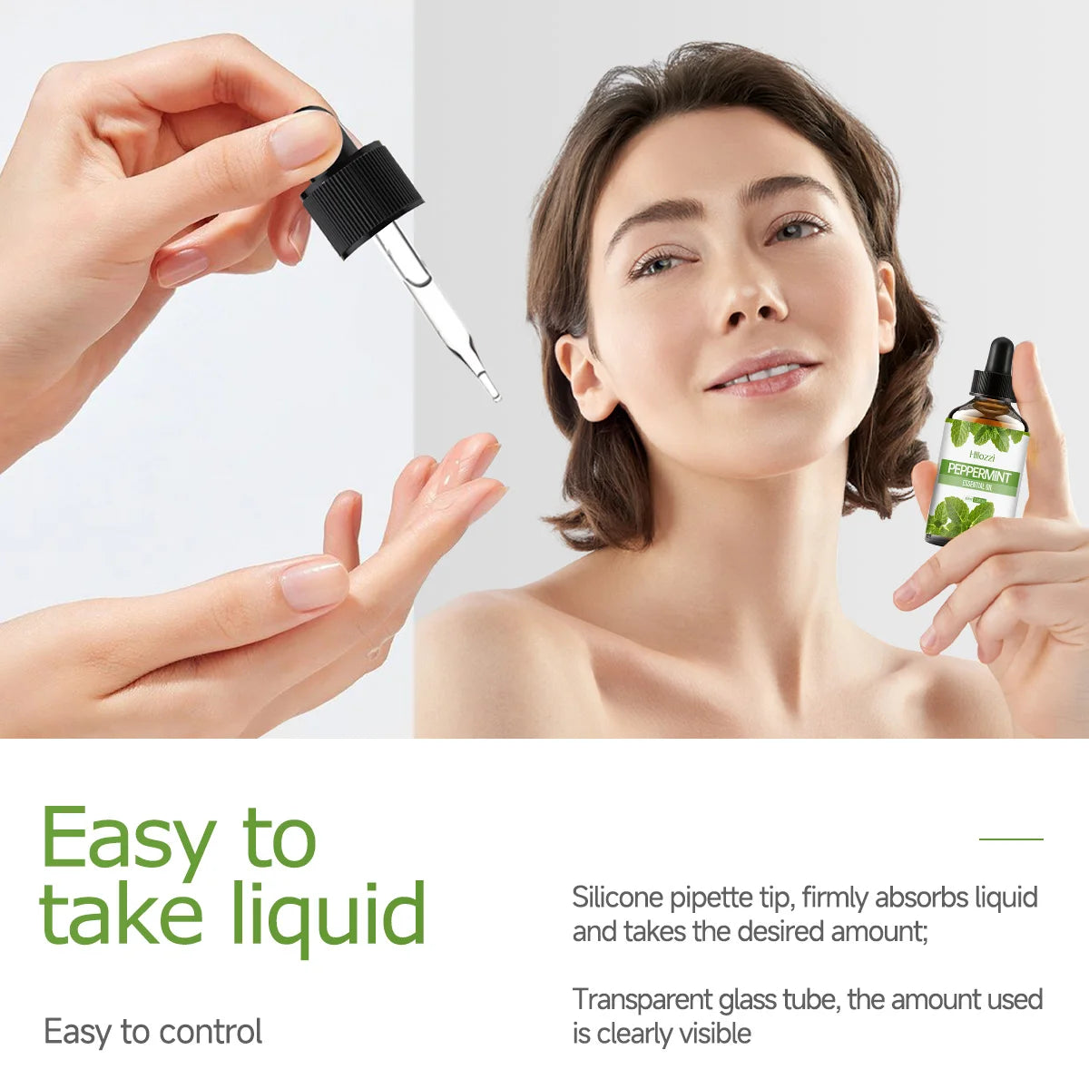 Huile Essentielle Menthe Poivrée 10ml - Soin Visage Corps Aromathérapie - Lencensa 