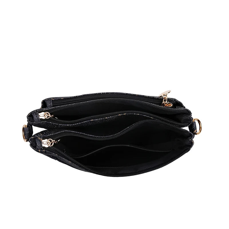 Sac à Main en Cuir de Luxe pour Femme, Sacoche de Marque Authentique, de Styliste, à Bandoulière, Multicouche, 03 Utilisation