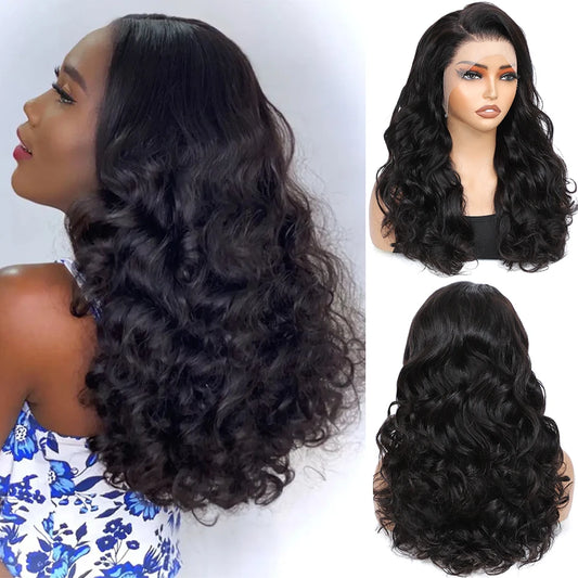 100% cheveux vierges brésiliens bruts Double dessiné vague rebondissante 13x4 dentelle frontale perruque 250% densité 4X4 HD dentelle fermeture porter et aller perruques