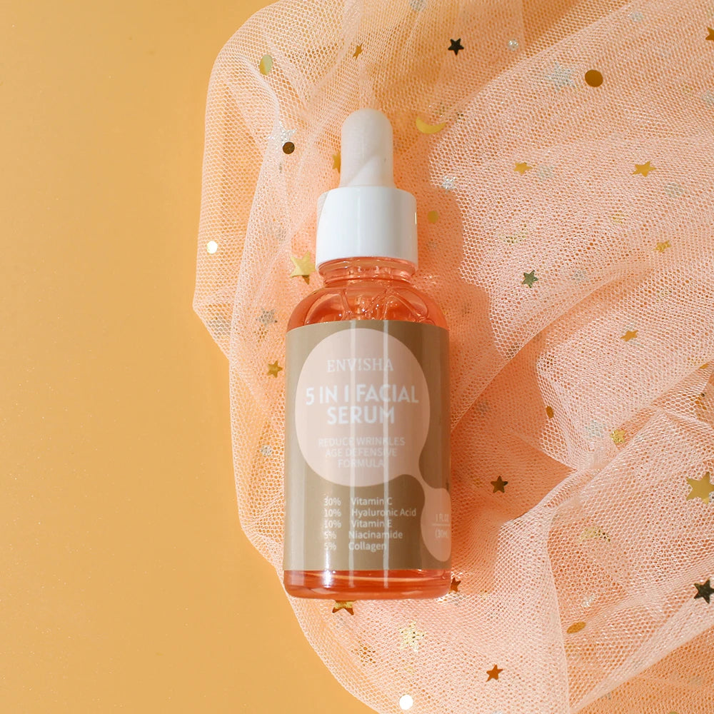 Sérum Visage Lencensa - Collagène + Acide Hyaluronique + Niacinamide Multi-Actifs