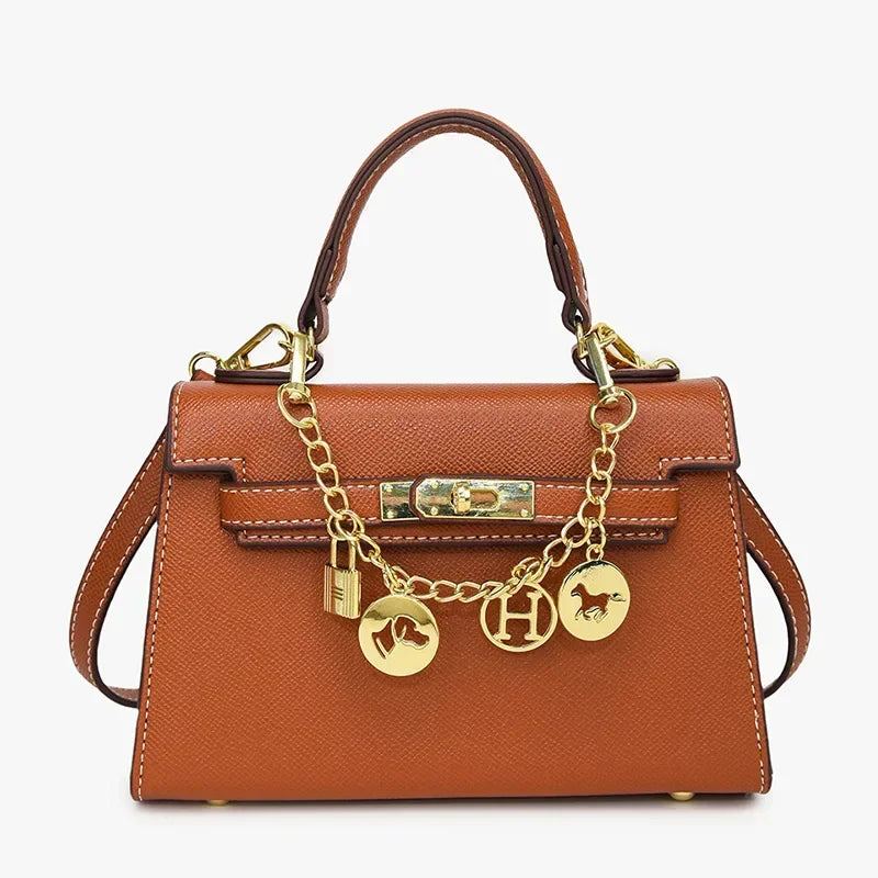 2025 Sac fourre-tout en cuir de luxe pour femme – Sac à main à bandoulière minimaliste, sac de travail de qualité supérieure pour petits lots et essentiels de bureau - Lencensa 