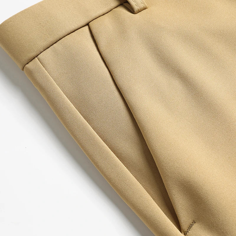 Pantalon Homme Été Extensible - Tissu Soyeux Sans Repassage - Lencensa 