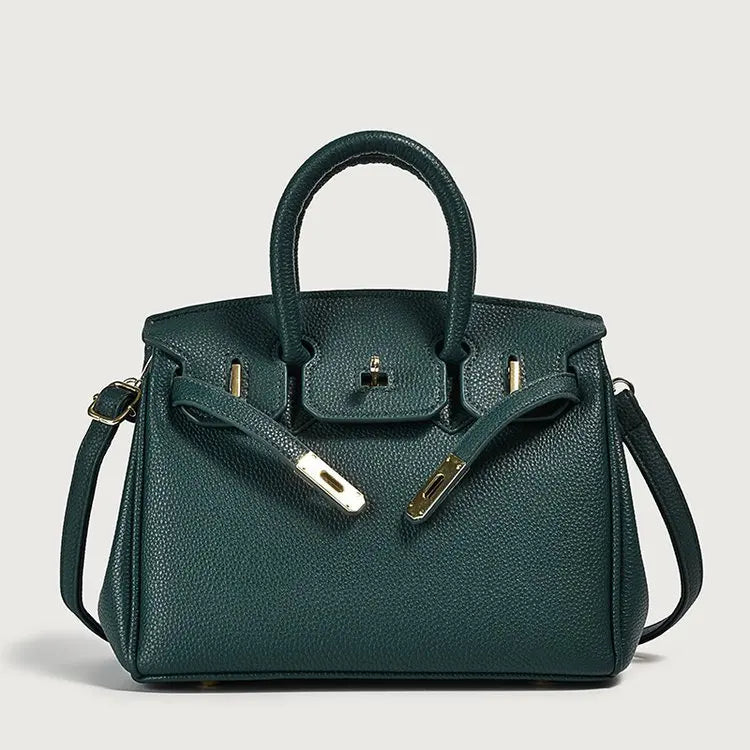 Sac Birkin imprimé écharpe 2025 pour femmes, sac à main à bandoulière en relief à ailes, fourre-tout de luxe à poignée supérieure avec serrure, sac à bandoulière élégant - Lencensa 