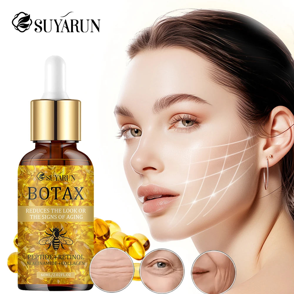 SUYARUN Botax Sérum Traitement du visage anti-âge, réducteur de rides et crème raffermissante pour la peau, soin du visage à absorption rapide.