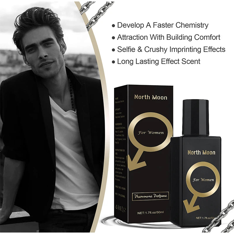 Sexuellement de phéromone séduisant pour hommes et femmes, parfum charmant pour attirer les femmes, parfum flirtant pour les rencontres, spray corporel longue durée, 90ml
