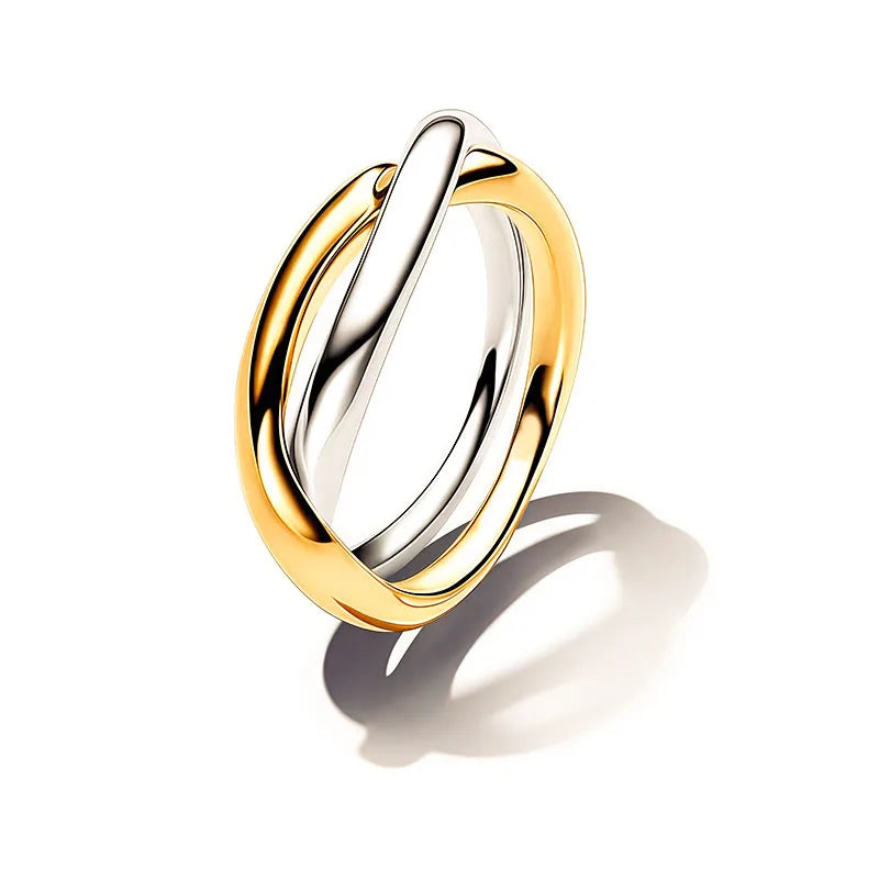 Bague en argent plaqué or 18 carats pour femmes, en forme de cœur, en Zircon, bijoux fins, cadeaux d'anniversaire, de saint-valentin, 925