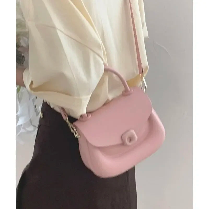 Sac à bandoulière exquis Shopper Sac Femme Portable léger Bolsos Mujer sacs à bandoulière pour Femme nouveau doux solide Bolso