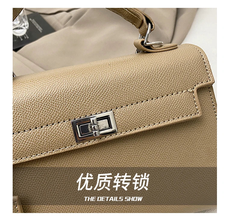 Sac à bandoulière en cuir de qualité supérieure pour femmes, sac à main de luxe de styliste, fourre-tout classique élégant - Lencensa 