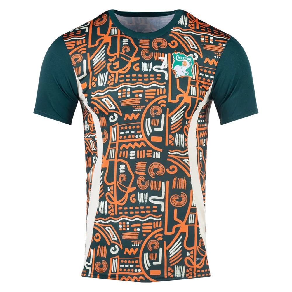 Maillot Côte d'Ivoire 2025 - National Domicile Extérieur Respirant Unisexe - Lencensa 