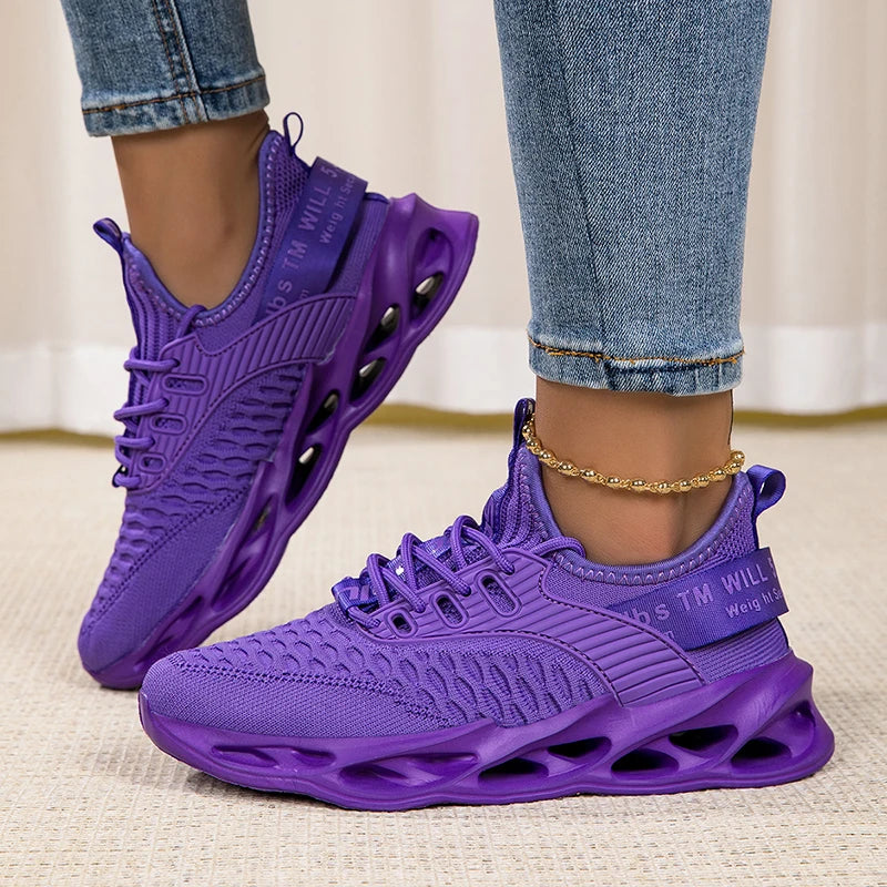 Femmes chaussures de Sport mode plate-forme baskets dames printemps hiver chaussures plates chaussures de course pour femme grande taille 43