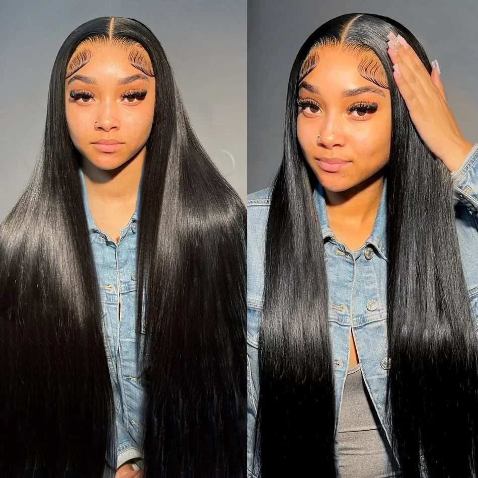 Paquets péruviens de cheveux humains droits d'os affaire des Extensions de cheveux vierges non transformés longs épais pas cher tissage de cheveux brésiliens naturel