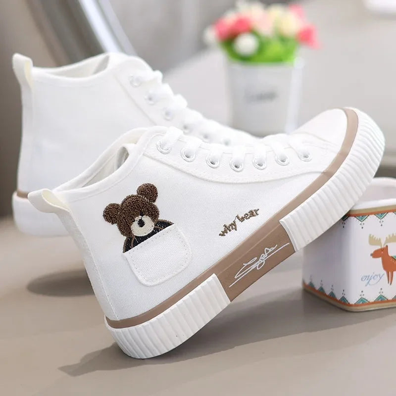 Lencensa - Baskets Toile Femme Premium | Chaussures Sport Respirantes de Qualité Supérieure