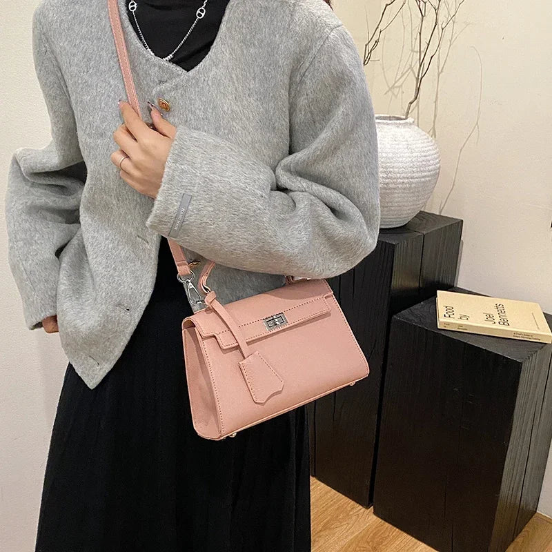 Sac à bandoulière en cuir de qualité supérieure pour femmes, sac à main de luxe de styliste, fourre-tout classique élégant - Lencensa 