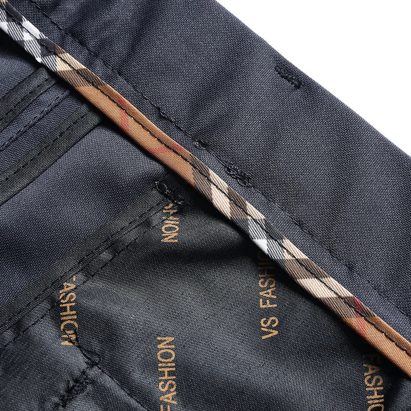 Pantalon Homme Été Extensible - Tissu Soyeux Sans Repassage - Lencensa 