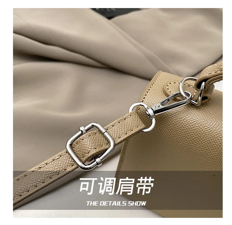 Sac à bandoulière en cuir de qualité supérieure pour femmes, sac à main de luxe de styliste, fourre-tout classique élégant - Lencensa 