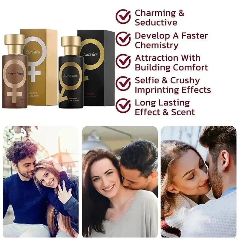 Sexuellement de phéromone séduisant pour hommes et femmes, parfum charmant pour attirer les femmes, parfum flirtant pour les rencontres, spray corporel longue durée, 90ml
