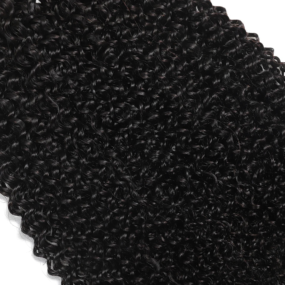 Mèches péruviennes 100% naturelles Remy, cheveux crépus bouclés, couleur naturelle, Extensions de cheveux humains vierges, 10-30 pouces, pour femmes noires