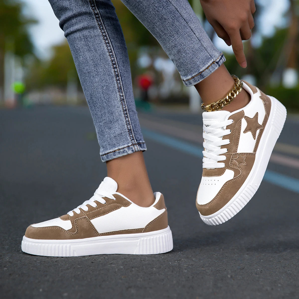 Baskets Premium Lencensa Unisexe - Chaussures Sport Haute Qualité Respirantes