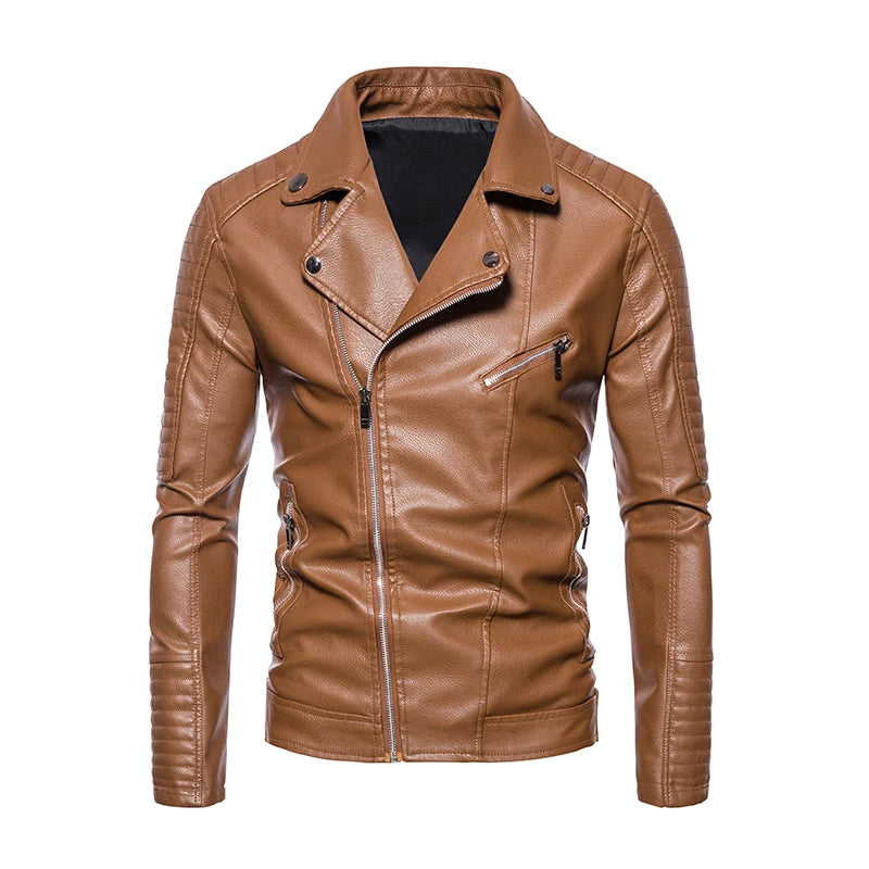 Manteau Cuir Premium Lencensa - Veste Moto Tactique Imperméable - Qualité Exceptionnelle - Lencensa 