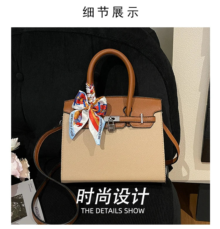 Sac à main de luxe léger et Portable pour femmes, sac à main de tempérament pratique, multifonctionnel, polyvalent, grande capacité, mode Simple - Lencensa 