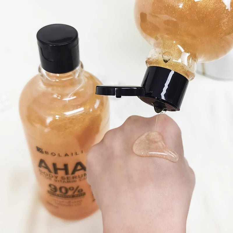 ALPHA acides hydroxy 24K or visage corps sérum vitamine C & E Essence raffermissant hydratant taches dissolvant blanchissant soins de la peau 500ml
