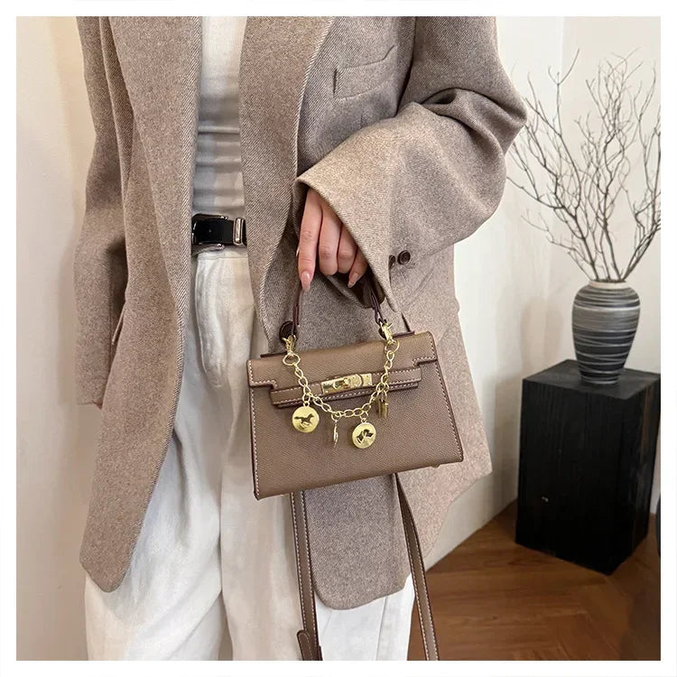 2025 Sac fourre-tout en cuir de luxe pour femme – Sac à main à bandoulière minimaliste, sac à main de travail et de bureau de petit lot de qualité supérieure - Lencensa 