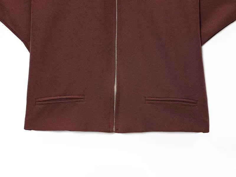 Veste Courte Premium Lencensa Femme - Blazer Été Haute Qualité Manches Courtes
