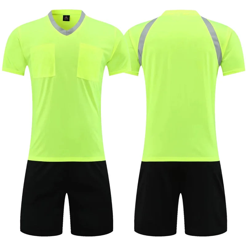 Uniforme Arbitre Football Personnalisable - Maillot Short Nom Numéro HAMEK - Lencensa 