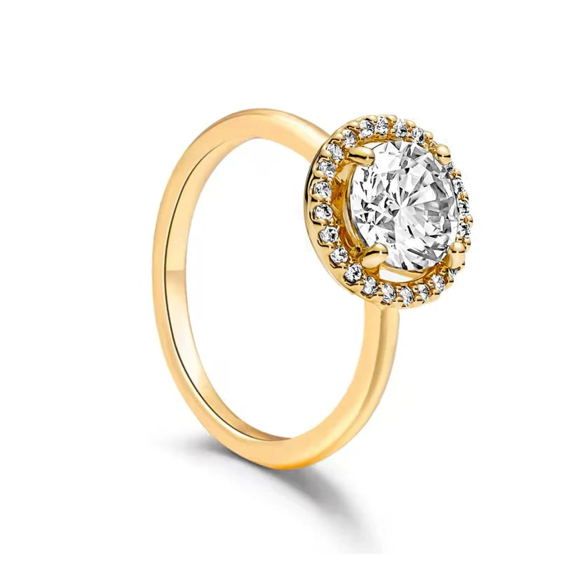 Miniso 925 originaux argent 18K plaqué or princesse voiture coeur Mickey Minnie bague de mariage ensemble pour femme Tiki bijoux cadeau de fête