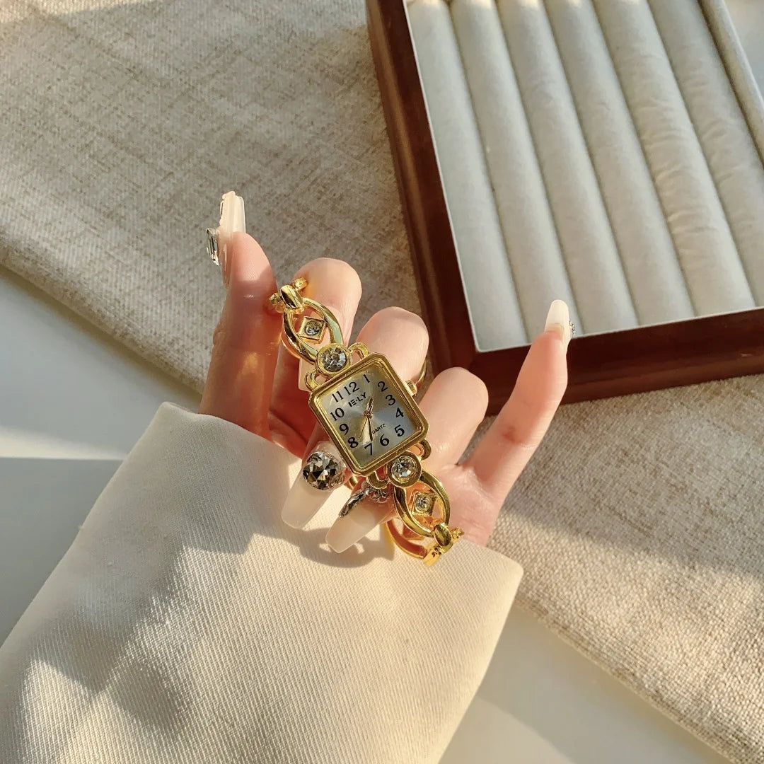 Femmes montres Top marque de luxe montres dames mode or Bracelet montre femme élégante horloge femmes montre femme
