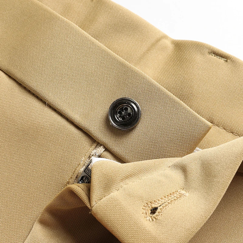 Pantalon Homme Été Extensible - Tissu Soyeux Sans Repassage - Lencensa 