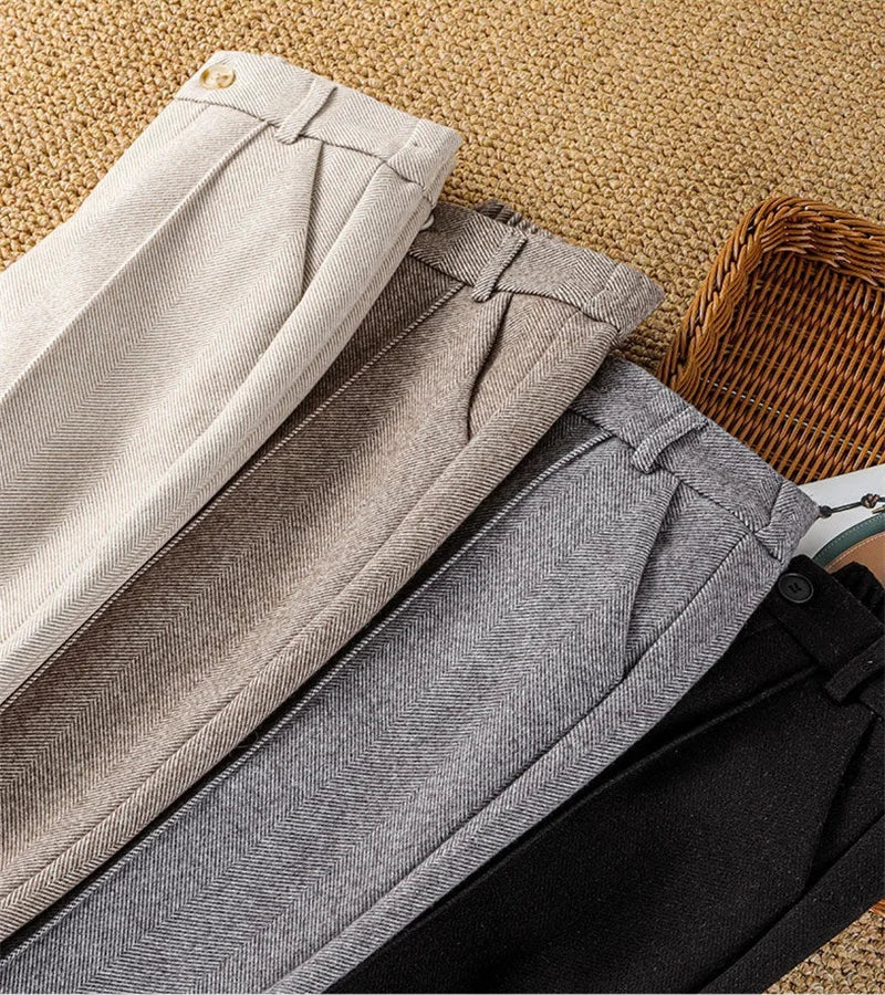 Sarouel Lencensa - Pantalon Velours Taille Haute Élastique Femme Automne-Hiver