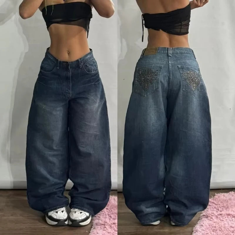 Jean Baggy Premium Lencensa Unisexe - Denim Haute Qualité Y2K Streetwear